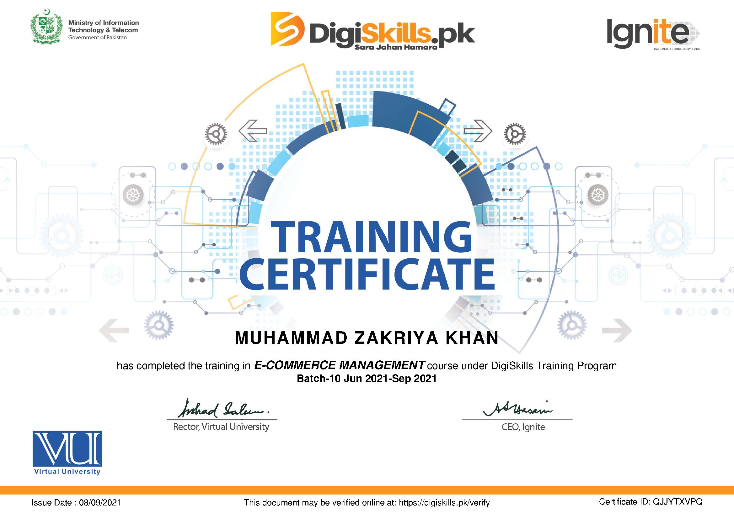 Ecommerce-certificate